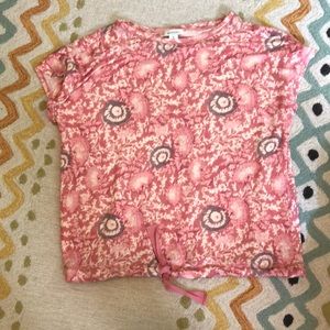 Sundance Linen Tie Hem Tee